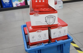 ep cajas que contienen parte de los siete millones de mascarillas ffp2 que se distribuiran de manera