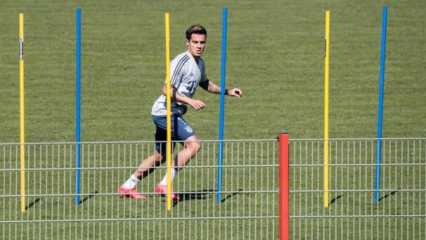 ep coutinho entrenando con el bayern