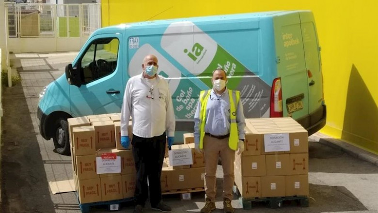 ep el grupo hefame dona mas de 20000 productos de interapothek a los hospitales mas cercanos a sus