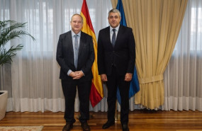 ep el ministro de industria y turismo jordi hereu y el secretario general de la organizacion mundial