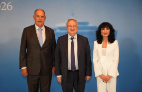 ep el presidente de pymar alvaro platero i el ministro de industria y turismo jordi hereu centro y