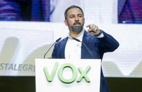 ep el presidente de vox santiago abascal en el palacio de vistalegre