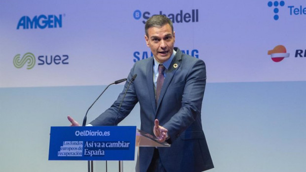 ep el presidente del gobierno pedro sanchez interviene durante la clausura de la jornada sobre los ep el presidente del gobierno pedro sanchez interviene durante la clausura de la jornada sobre los