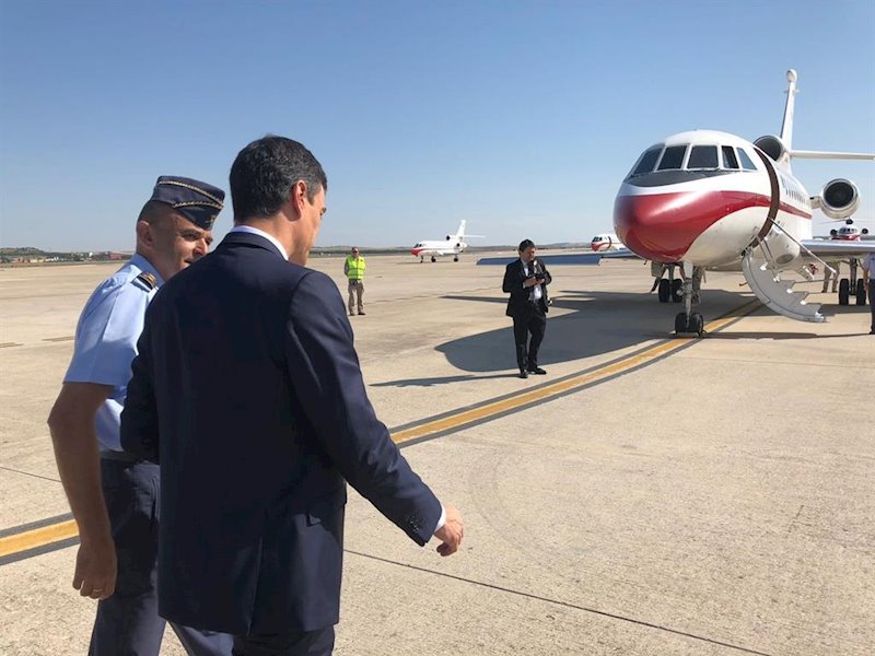 ep el presidente del gobierno pedro sanchez momentos antes de viajar a francia en junio de 2018