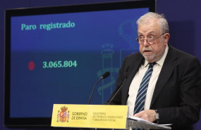 ep el secretario de estado de seguridad social octavio granado presenta los datos de paro registrado