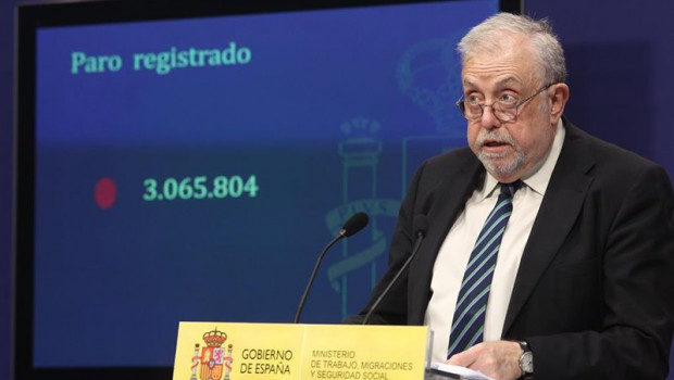 ep el secretario de estado de seguridad social octavio granado presenta los datos de paro registrado