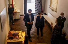 ep el vicepresidente de la comunidad de madrid ignacio aguado y la consejera de cultura marta rivera