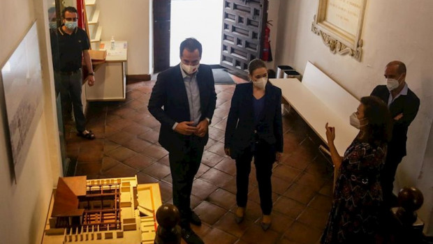 ep el vicepresidente de la comunidad de madrid ignacio aguado y la consejera de cultura marta rivera