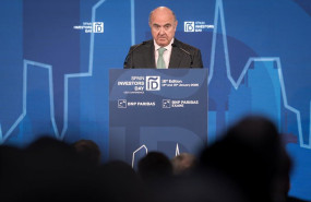 ep el vicepresidente del banco central europeo bce luis de guindos interviene durante la
