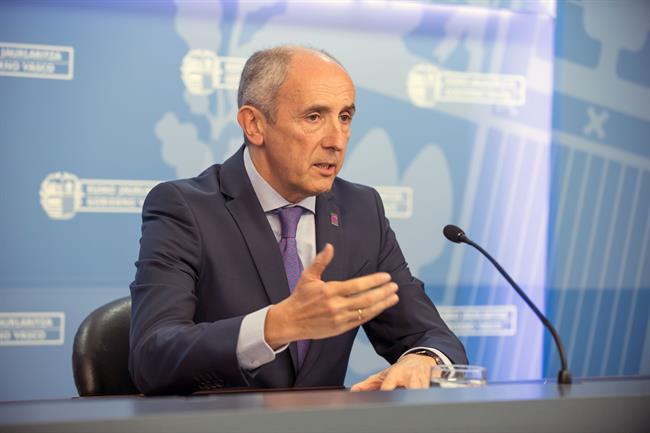 Foto de archivo de Josu Erkoreka tras la reunión del Consejo de Gobierno | GOBIERNO VASCO - Archivo ep fotoarchivojosu erkorekala reunionconsejogobierno