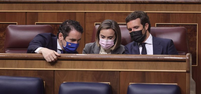 ep i d el secretario general del partido popular teodoro garcia egea la portavoz del pp en el 20210727141508