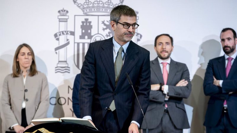 Israel Arroyo Martínez (c), secretario de Estado de Economía y Apoyo a la Empresa. | A. Pérez Meca - Europa Press ep israel arroyo martinez c secretario de estado de economia y apoyo a la empresa