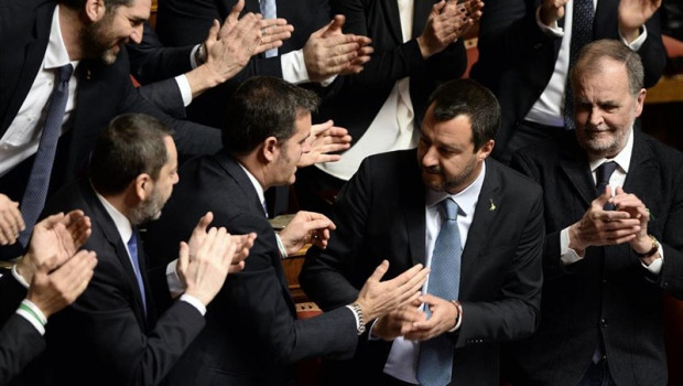 Italian upper house Senate votes on Salvini\`s immunity | Fabio Cimaglia/LaPresse via ZUMA / DPA ep italian upper house senate votes on salvinis immunity