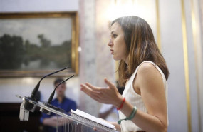 ep la portavoz adjunta de unidas podemos ione belarra en rueda de prensa tras la segunda votacion