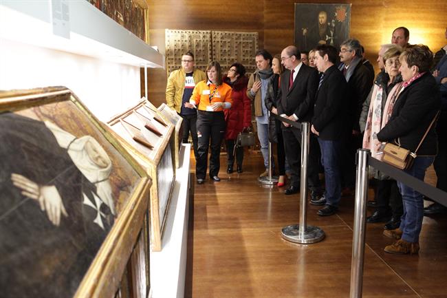 Lambán ha visitado esta tarde el Monasterio de Sijena | DGA ep lambanvisitadotardemonasteriosijena