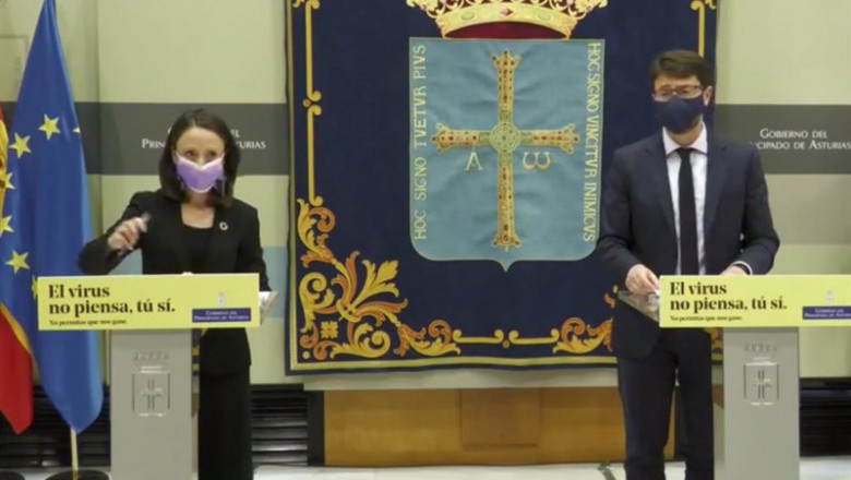 Los consejeros Melania Álvarez y Enrique Fernández | EUROPA PRESS ep los consejeros melania alvarez y enrique fernandez