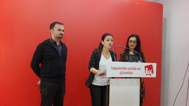 Los miembros de IU Sira Rego, Ángel Guillén y Sol Sánchez | EUROPA PRESS ep los miembrosiu sira rego angel guillensol sanchez