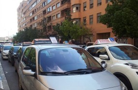 ep manifestacionautoescuelasla huelgaexaminadores