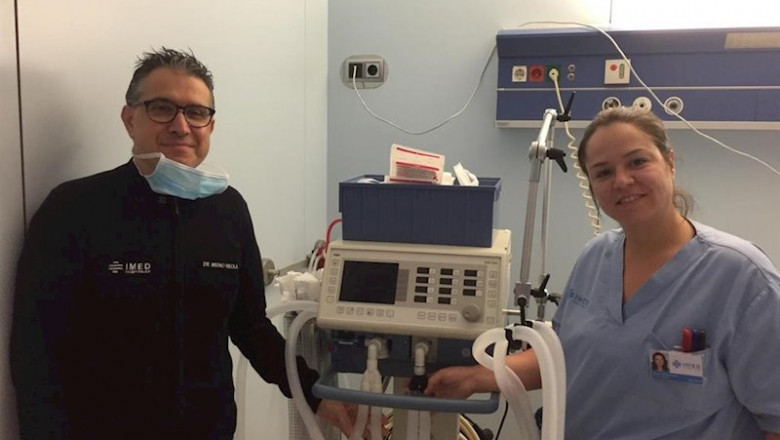 Prueba con éxito del respirador en IMED Benidorm | IMED BENIDORM ep prueba con exito del respirador en imed benidorm