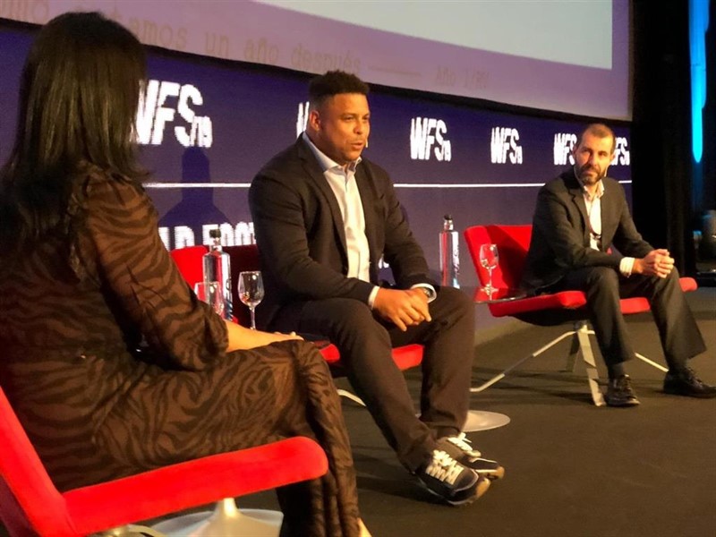 ep ronaldo nazario en su participacion en world football summit de 2019 ep ronaldo nazario en su participacion en world football summit de 2019