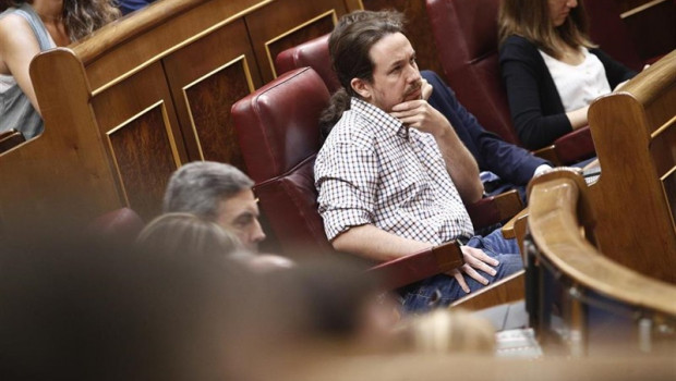 ep secretario generalpodemos pablo iglesias escuchagesto seriodiscursopresidentegobiernofunciones previola segunda votacionla investiduracandidato socialistala presidenciagobierno iglesias confirmo prev