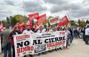 ep trabajadores de bimbo reclaman apoyo institucional ante el cierre de la planta en valladolid