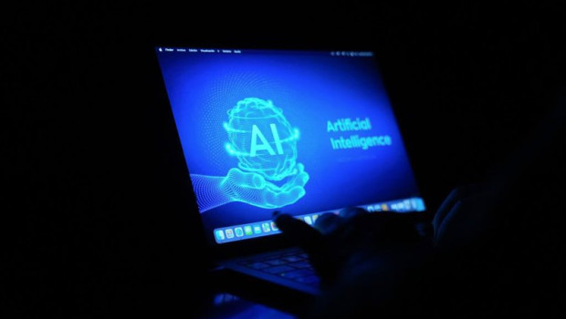 ep un ordenador con las siglas ai de artificial intelligence inteligencia artificial a 24 de octubre