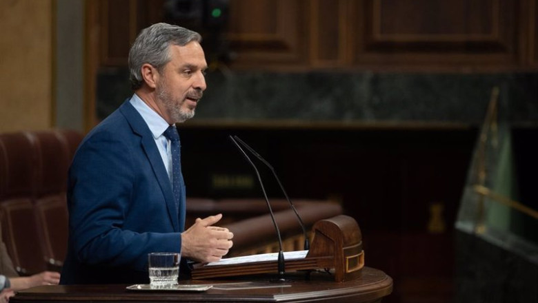 ep archivo   el diputado del pp juan bravo durante una sesion plenaria en el congreso de los