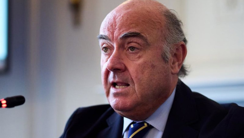 ep archivo   el vicepresidente del banco central europeo luis de guindos durante la segunda jornada