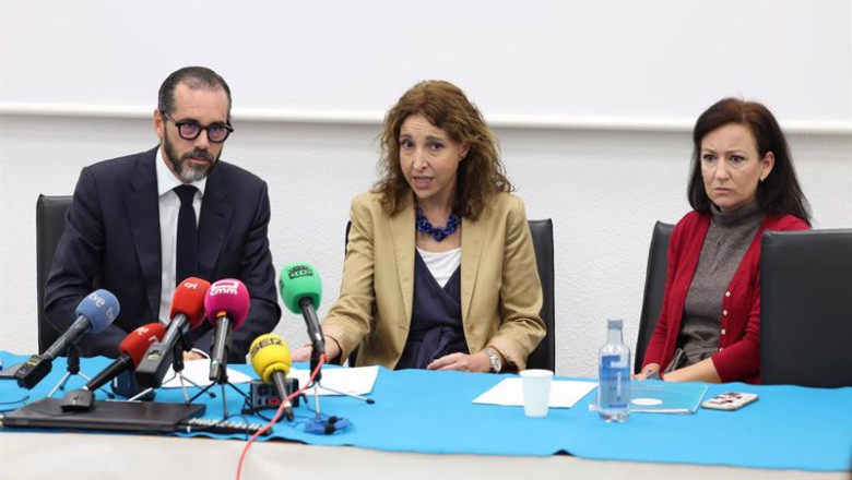 Archivo - (I-D) El abogado Eliseo Martínez, la directora de Comunicación de OCU, Ileana Izverniceanu, y la abogada de OCU, Miryam Vivar, durante la presentación de las tres primeras demandas colectivas por el caso conocido como ‘cártel de automóviles’, a | Isabel Infantes - Europa Press - Archivo ep archivo i d el abogado eliseo martinez la directora de comunicacion de ocu ileana izverniceanu