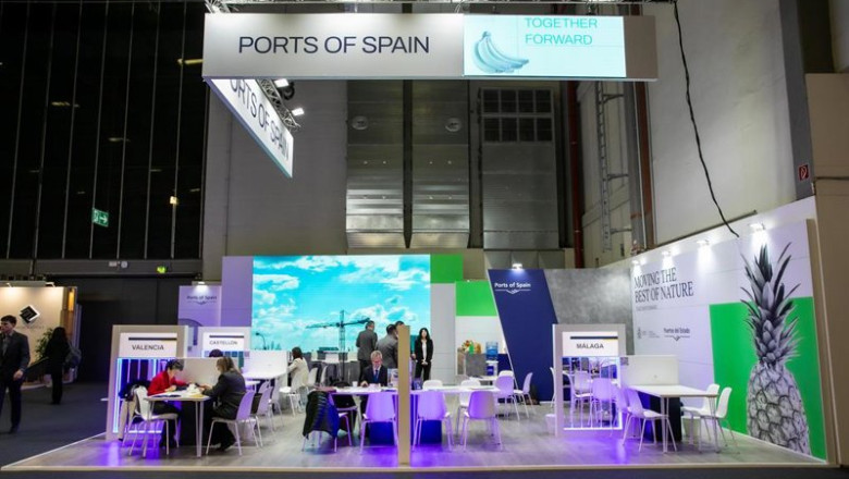 Archivo - Stand de Puertos del Estado en Fruit Logistica | PUERTOS DEL ESTADO - Archivo ep archivo stand de puertos del estado en fruit logistica