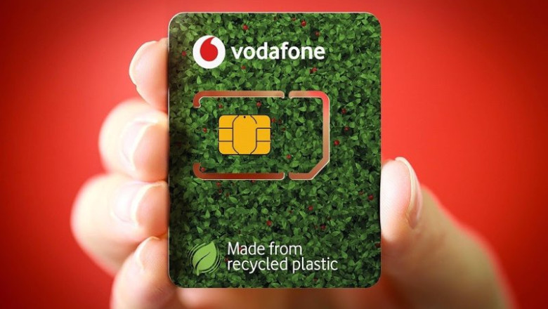 Archivo - Tarjeta ECO-Sim de Vodafone. | MATT ALEXANDER/VODAFONE - Archivo ep archivo tarjeta eco sim de vodafone