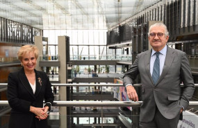 ep el consejero delegado de endesa jose bogas y la presidenta de afammer carmen quintanilla tras ep el consejero delegado de endesa jose bogas y la presidenta de afammer carmen quintanilla tras