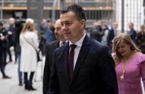 ep el ministro de industria comercio y turismo hector gomez a su llegada al acto de jura de la