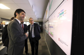 ep el presidente de la generalitat quim torra acompanado del conseller de politicas digitales y