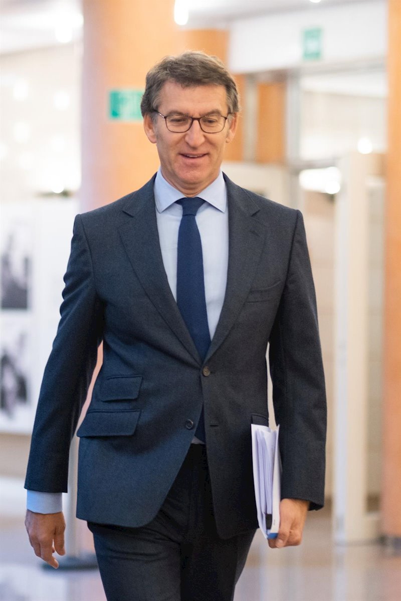 ep el presidente de la xunta alberto nunez feijoo en el complejo administrativo de san caetano