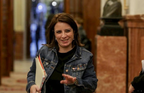 ep la portavoz del grupo socialista en el congreso adriana lastra a su llegada a la primera sesion