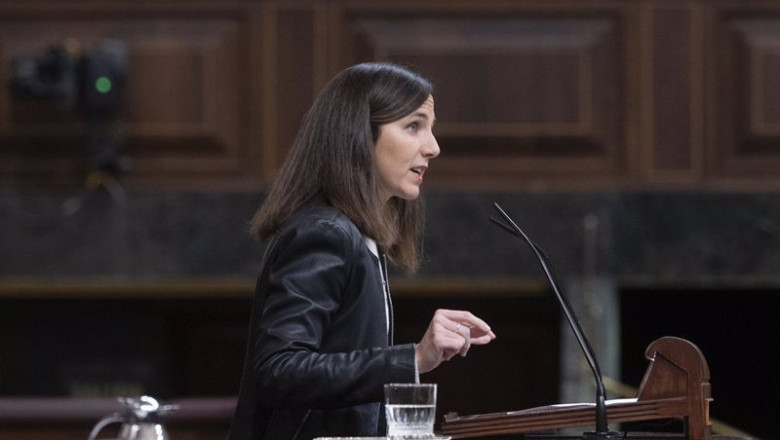ep la secretaria general de podemos ione belarra interviene durante una sesion plenaria a 12 de ep la secretaria general de podemos ione belarra interviene durante una sesion plenaria a 12 de