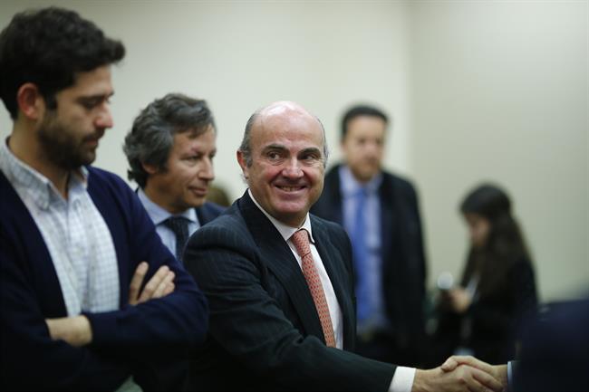 Luis de Guindos comparece en el Senado. | EUROPA PRESS ep luisguindos comparececongreso