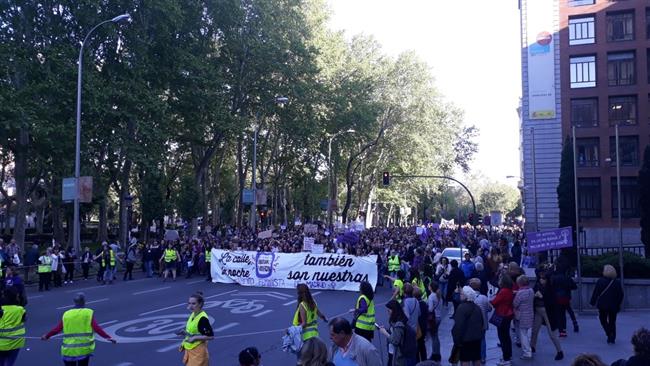 Manifestación en Madrid en contra de la sentencia del caso 'La manada' | EUROPA PRESS ep manifestacionmadridcontrala sentenciacaso la manada
