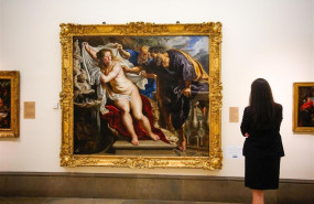 ep obra de rubens restaurada susana y los viejos expuesta en la real academia de bellas artes de san