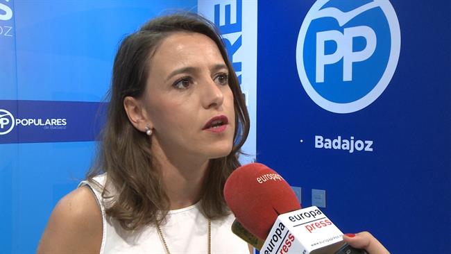 Portavoz del PP de Extremadura, Gema Cortés | EUROPA PRESS ep portavozppextremadura gema cortes
