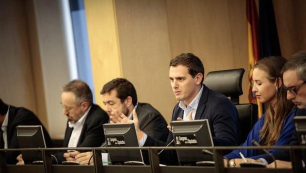 ep presidenteciudadanos albert rivera en reuniongrupo parlamentario