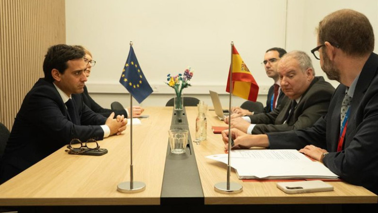 ep reunion del minsitro de industria y turismo con el vicepresidente ejecutivo y comisario de