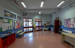 ep zona vacia perteneciente a un colegio de la comunidad de madrid cerrado por el coronavirus