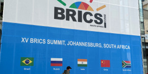logo brics lors du sommet 2023 a johannesburg logo brics lors du sommet 2023 a johannesburg