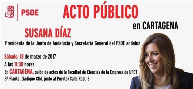 Acto Susasan Díaz en Cartagena | PSOE ep acto susasan diazcartagena