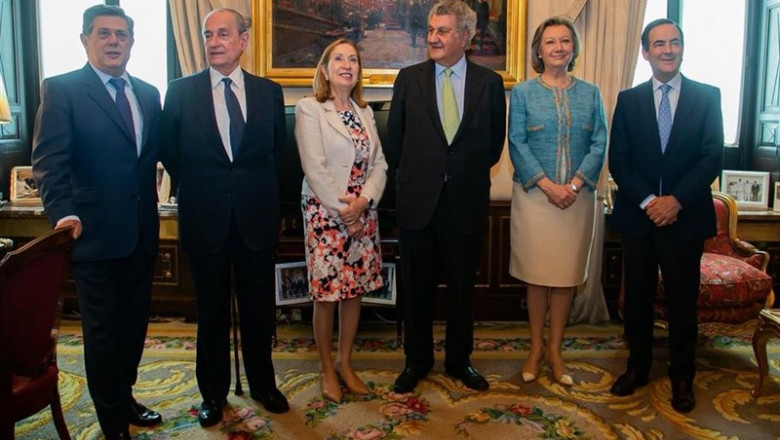 Ana Pastor reúne a los expresidentes del Congreso desde la Transición, en vísperas de abandonar el cargo | ANA PASTOR CON LOS EXPRESIDENTES DEL CONGRESO ep ana pastor reunelos expresidentescongresola transicion en visperasabandonarcargo