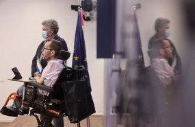 ep archivo   el portavoz de unidas podemos en el congreso pablo echenique ofrece una rueda de prensa