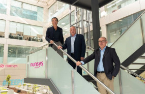 ep archivo   i d el presidente de nunsys francisco gavilan y los socios fundadores de gispert